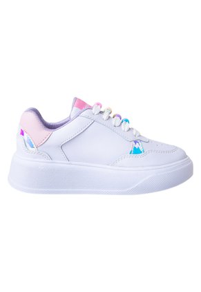 Zapatos Casuales Con Cuentas Para Niña Pequeña Blanco Smartfit 198388