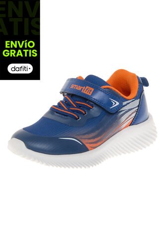 Zapatos Deportivos Para Niño Pequeño Azul Smartfit 210756 Smartfit