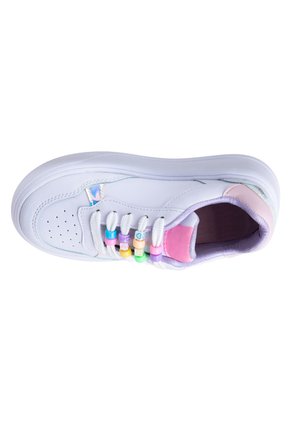Zapatos Casuales Con Cuentas Para Niña Pequeña Blanco Smartfit 198388