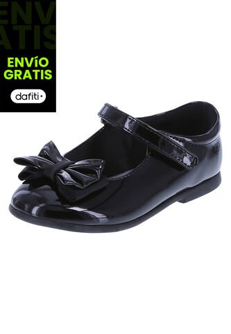 Zapatos Elena Mary Jane Para Niñas Pequeñas Smartfit 163152 Negro Smartfit
