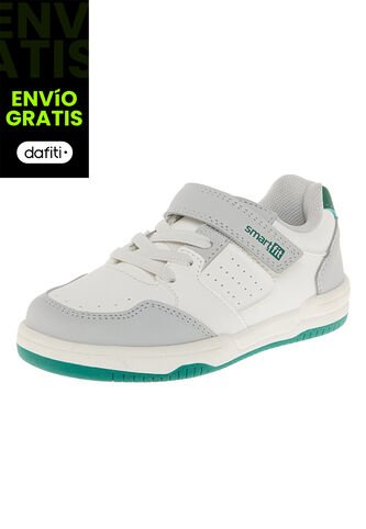 Zapatos Deportivos Amlin Para Niño Pequeño Blanco Smartfit 210641 Smartfit