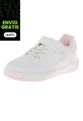 Zapatos Deportivos Amlin Para Niña Pequeña Blanco Smartfit 210640 Smartfit
