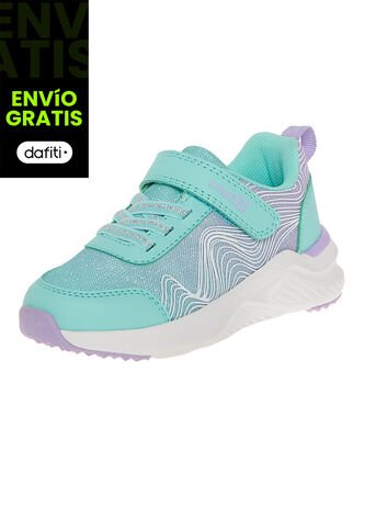 Zapatos Deportivos Para Niña Pequeña Verde Claro Smartfit 210178 Smartfit