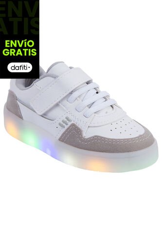 Zapatos Casuales Tipo Sneakers Para Niño Pequeño Blanco Smartfit 201400 Smartfit