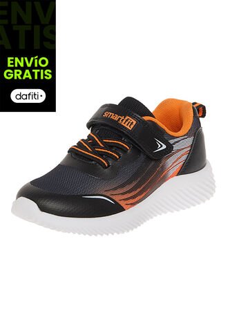Zapatos Deportivos Para Niño Pequeño Negro Smartfit 210396 Smartfit