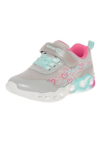 Zapatos Deportivos Para Niña Pequeña Plateado Smartfit 210397 Smartfit