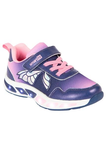 Zapatos Deportivos Lumina Para Niña Pequeña Azul Smartfit 201142 Payless
