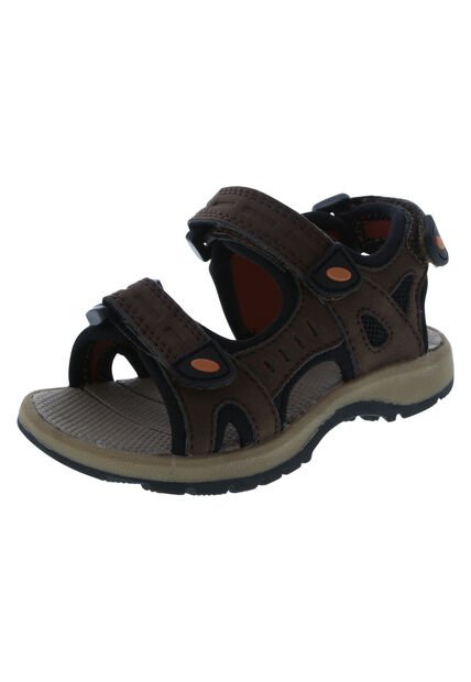 Sandalias Sport Para Niños Pequeños Café Medio Smartfit 190646 Payless