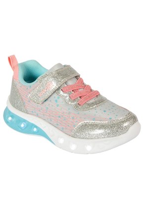 Zapatos Deportivos Smile Para Niña Pequeña Plateado Smartfit 201141 Payless