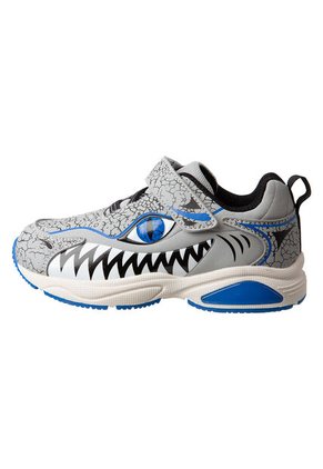 Zapatos Deportivos Con Diseño De Tiburón Para Niño Pequeño Smartfit 196845 Gris Claro
