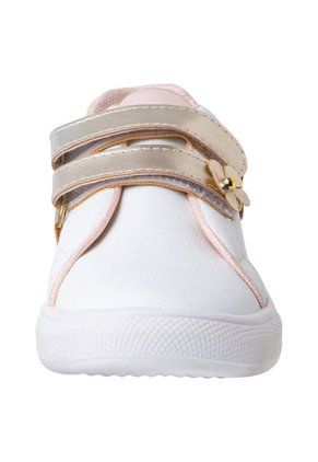 Zapatos Casuales Con Diseño De Flor Para Niña Pequeña Blanco Smartfit 198389