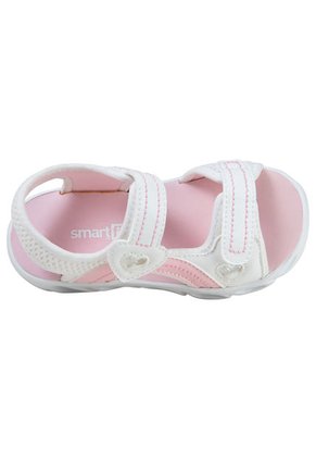 Sandalias Planas Jacky Para Niña Pequeña Blanco Smartfit 200296 Payless