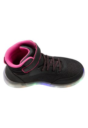 Zapatos Tipo Botín Sneaker Con Luces Para Niña Negro Smartfit 198875 Payless