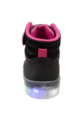 Zapatos Tipo Botín Sneaker Con Luces Para Niña Negro Smartfit 198875 Payless