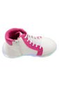 Zapatos Tipo Botín Sneaker Con Luces Para Niña Blanco Smartfit 198874 Payless de Smartfit