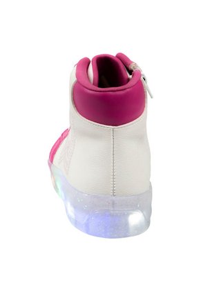Zapatos Tipo Botín Sneaker Con Luces Para Niña Blanco Smartfit 198874 Payless