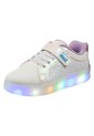 Zapatos Tipo Sneaker Con Luces Para Niña Blanco Smartfit 198873 de Smartfit