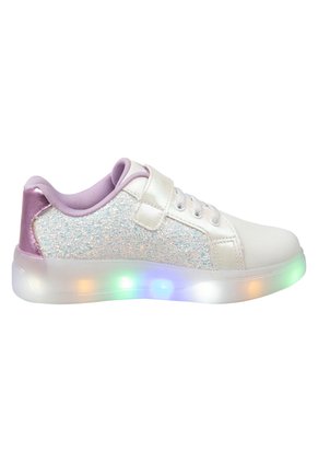 Zapatos Tipo Sneaker Con Luces Para Niña Blanco Smartfit 198873