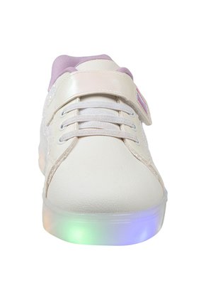 Zapatos Tipo Sneaker Con Luces Para Niña Blanco Smartfit 198873