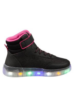 Zapatos Tipo Botín Sneaker Con Luces Para Niña Negro Smartfit 198875 Payless