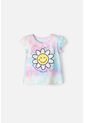 Camiseta De Smiley Multicolor Estampada Para Niña 2T A 5T 4T de SMILEY WORLD