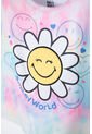 Camiseta De Smiley Multicolor Estampada Para Niña 2T A 5T 4T de SMILEY WORLD