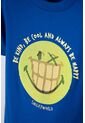 Camiseta De Smiley Azul Eléctrico Manga Corta Para Niño 2T A 5T 5T de SMILEY WORLD