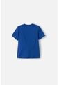 Camiseta De Smiley Azul Eléctrico Manga Corta Para Niño 2T A 5T 5T de SMILEY WORLD