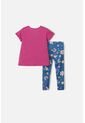 Conjunto De Smiley Fucsia Y Azul De Pantalón Largo Para Niña 2T A 5T 4T de SMILEY WORLD