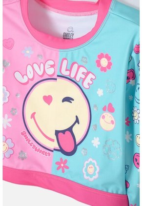 Conjunto De Baño De Smiley Multicolor Para Niña 8