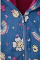 Buzo De Smiley Multicolor Con Capucha Para Niña 2T A 5T 4T de SMILEY WORLD