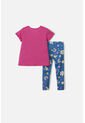 Conjunto De Smiley Fucsia Y Azul De Pantalón Largo Para Niña 2T A 5T 2T de SMILEY WORLD