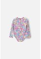 Vestido De Baño De Smiley Multicolor Manga Larga Para Niña 2T A 5T 5T de SMILEY WORLD