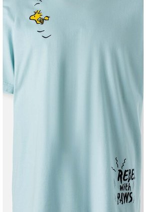 Camiseta De Snoopy Regular Fit Género Neutro S