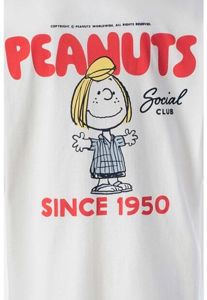 Camiseta De Snoopy Regular Fit Para Mujer L