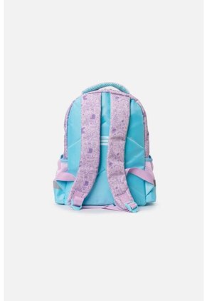 Morral De Snoopy 14" Azul Y Violeta Para Niña U