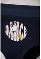 Pack X2 Panties De Snoopy Azul Oscuro Y Palo De Rosa Para Mujer M de Snoopy