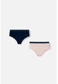 Pack X2 Panties De Snoopy Azul Oscuro Y Palo De Rosa Para Mujer M de Snoopy