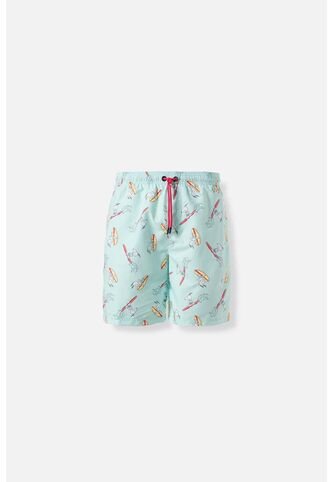 Pantaloneta De Baño De Snoopy Azul Para Hombre M Snoopy