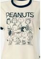 Camiseta De Snoopy Slim Fit Para Mujer M de Snoopy