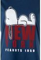 Camiseta De Snnopy Slim Fit Para Mujer M de Snoopy