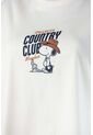 Camiseta De Snoopy Oversized Fit Para Mujer S de Snoopy