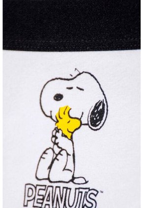 Pack X2 Panties De Snoopy Con Cintura Elástica Blanco Y Caqui Para Mujer L