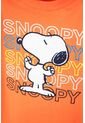 Camiseta De Snoopy Manga Corta Naranja Para Niño 2T A 5T 5T de Snoopy