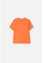 Camiseta De Snoopy Manga Corta Naranja Para Niño 2T A 5T 5T de Snoopy