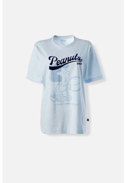 Camiseta De Snoopy Regular Fit Para Mujer M