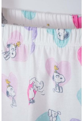 Pijama De Snoopy Multicolor De Pantalón Largo Para Niña 2t A 5t 4T