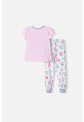 Pijama De Snoopy Multicolor De Pantalón Largo Para Niña 2t A 5t 4T