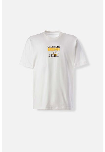 Camiseta De Snoopy Relax Fit Para Hombre L