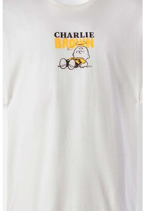 Camiseta De Snoopy Relax Fit Para Hombre L